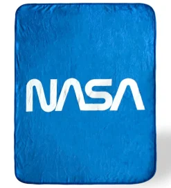 NASA Logo Fleece Soft Throw Blanket | Large NASA Blanket | 60 x 45 Inches