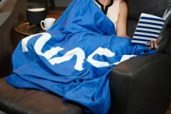 NASA Logo Fleece Soft Throw Blanket | Large NASA Blanket | 60 x 45 Inches