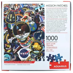 NASA Mission Patches 1000 Piece Jigsaw Puzzle