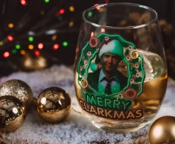 National Lampoon's Christmas Vacation Merry Clarkmas Stemless Glass | 20 Ounces