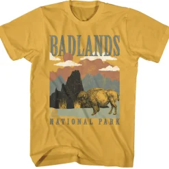 National Parks - Badlands Landscape (Yellow)