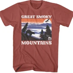 National Parks - Great Smoky Mountains Bear & Mountains (Red)