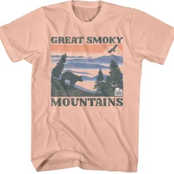 National Parks - Great Smoky Mountains Bear & Mountains (Pink)
