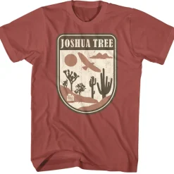 National Parks - Joshua Tree Badge (Red)