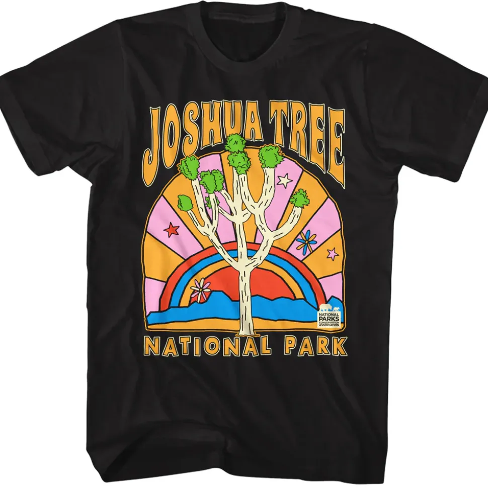 National Parks - Joshua Tree Cartoon Sunrise