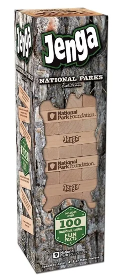 National Parks Jenga Block-Stacking Game