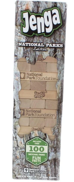 National Parks Jenga Block-Stacking Game