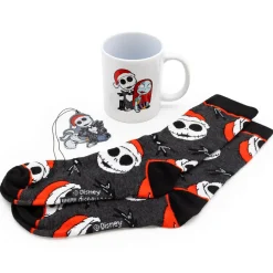 Nightmare Before Christmas Mug, Socks, and Ornament Bundle