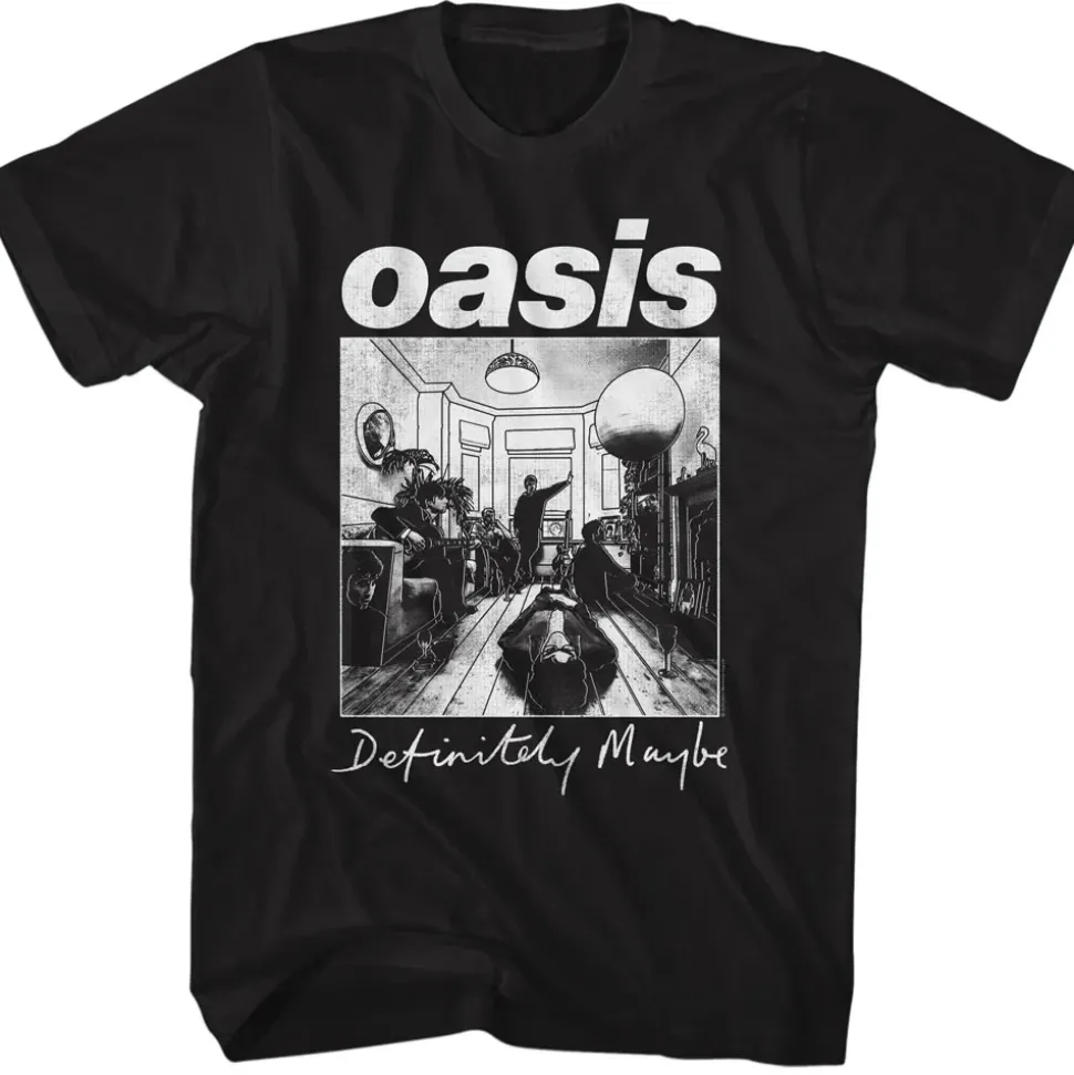 Oasis - Definitely Maybe Black & White
