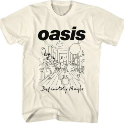 Oasis - Definitely Maybe Line Art