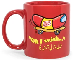 Oscar Mayer Hot Dog Logo Ceramic Coffee Mug | Holds 16 Ounces
