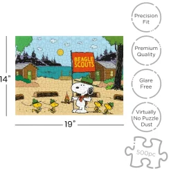 Peanuts Beagle Scouts 500 Piece Jigsaw Puzzle