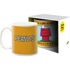 Peanuts Life Full of Risks 11 Ounce Ceramic Mug