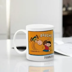 Peanuts Lucy Football 11 Ounce Ceramic Mug