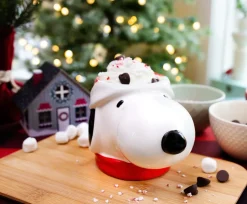 Peanuts Snoopy Christmas 3D Sculpted Ceramic Mug | Holds 20 Ounces