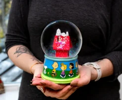Peanuts Snoopy Group Walk Light-Up Snow Globe | 6 Inches Tall