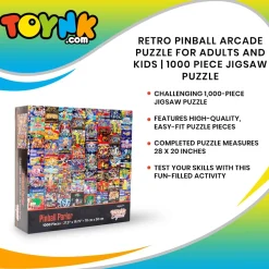 Pinball Parlor Retro Arcade Puzzle | 1000 Piece Jigsaw Puzzle