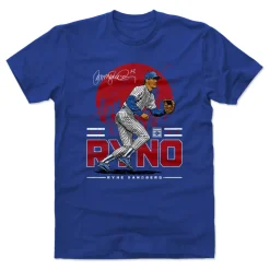 Ryne Sandberg Chicago Skyline WHT