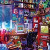 90s Game Room Pop Culture 1000 Piece Jigsaw Puzzle By Rachid Lotf