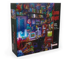 90s Game Room Pop Culture 1000 Piece Jigsaw Puzzle By Rachid Lotf