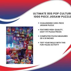 90s Game Room Pop Culture 1000 Piece Jigsaw Puzzle By Rachid Lotf