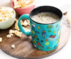 Scooby-Doo Sticker Pattern Ceramic Mug | Holds 20 Ounces