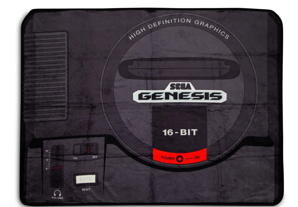Sega Genesis Fleece Throw Blanket | Cozy Lightweight Blanket | 45 x 60 Inches