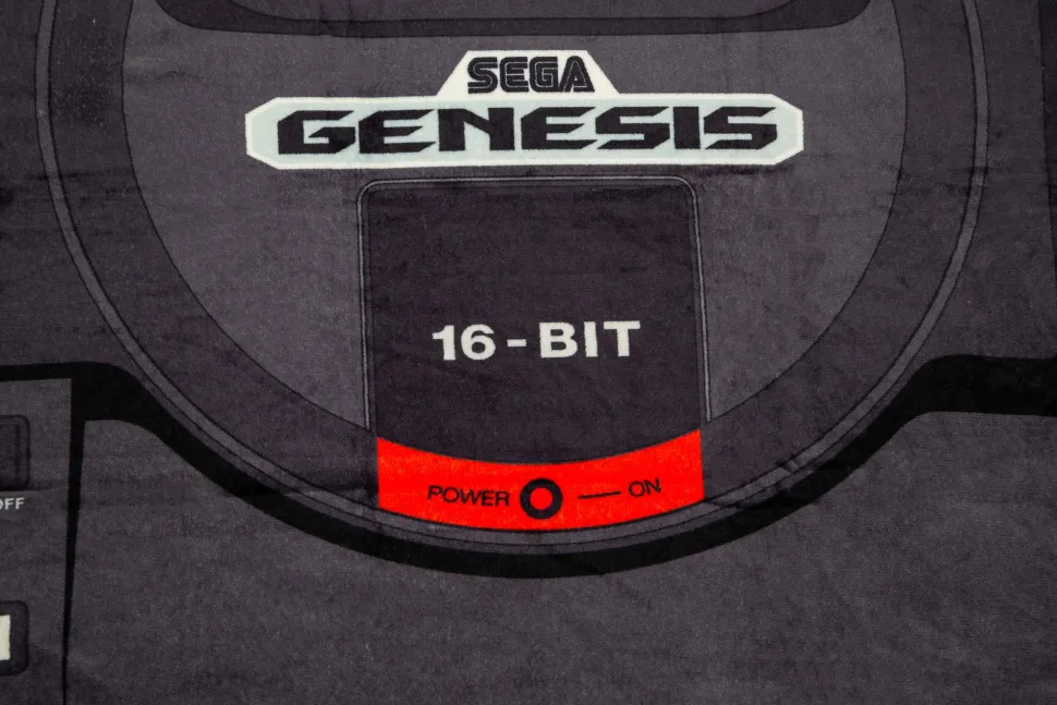 Sega Genesis Fleece Throw Blanket | Cozy Lightweight Blanket | 45 x 60 Inches