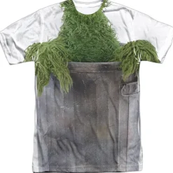 Sesame Street - Oscar the Grouch Costume (Front & Back)