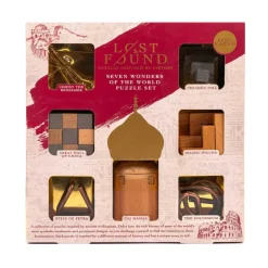 Seven Wonders of the World Brainteaser Puzzle Set of 7