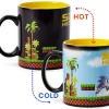 Sonic the Hedgehog Heat Changing 16-Bit Ceramic Coffee Mug | Holds 16 Ounces