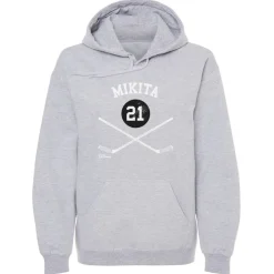 Stan Mikita Chicago 21 Sticks WHT