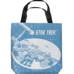 Star Trek - Enterprise Blueprint Tote Bag