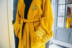 Star Trek Captain Kirk Bathrobe for Adults | One Size Fits Most