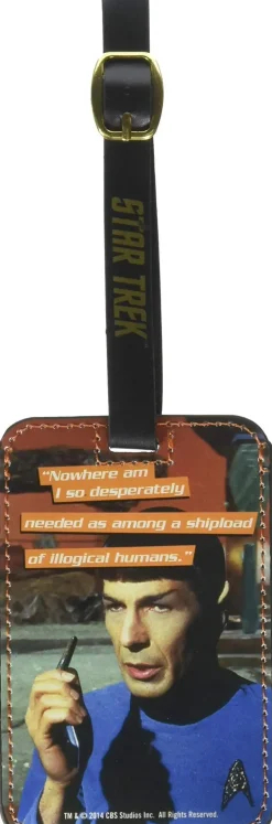 Star Trek Spock Graphic Luggage Tag