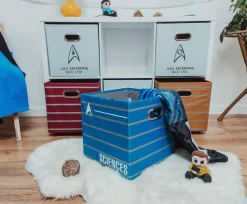 Star Trek: The Next Generation 13-Inch Storage Bin Cube Organizers | Set of 3