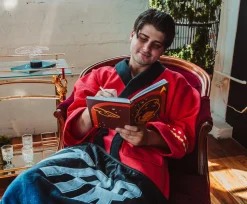 Star Trek: The Original Series Waffle-Weave Cotton Adult Robe | Red Operations