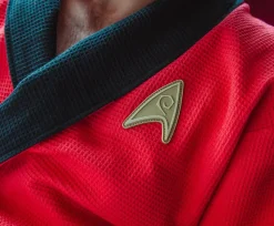 Star Trek: The Original Series Waffle-Weave Cotton Adult Robe | Red Operations