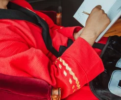 Star Trek: The Original Series Waffle-Weave Cotton Adult Robe | Red Operations