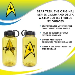 Star Trek: The Original Series Command Delta Water Bottle | Holds 32 Ounces