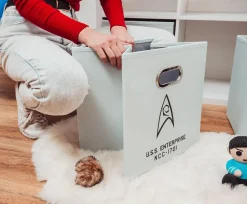 Star Trek: The Original Series NCC-1701 Storage Bin Cube Organizers | Set of 3