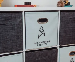 Star Trek: The Original Series NCC-1701 Storage Bin Cube Organizers | Set of 3