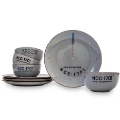 Star Trek: The Original Series NCC-1701 Series 8-Piece Ceramic Dinnerware Set
