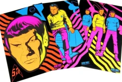 Star Trek TOS Black Light Posters, Set of 3