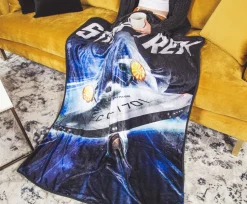Star Trek USS Enterprise Fleece Throw Blanket | 45 x 60 Inches