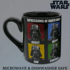 Star Wars - Darth Vader Expressions Ceramic Mug | Holds 14 Ounces