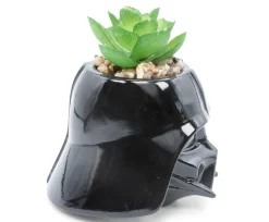 Star Wars - Darth Vader 3-Inch Ceramic Mini Planter with Artificial Succulent