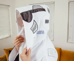 Star Wars - Stormtrooper Unisex Hooded Bathrobe for Adults | One Size Fits Most