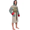 Star Wars Boba Fett Hooded Bathrobe for Men/Women | One Size Fits Most Adults