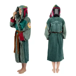 Star Wars Boba Fett Unisex Hooded Bathrobe for Adults
